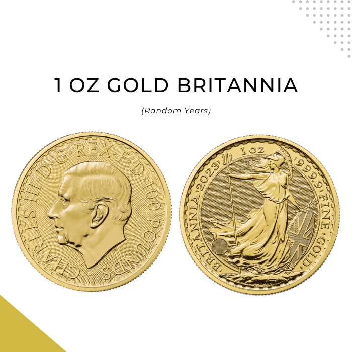 1 oz Gold Britannia bullion buy and sell prices in Charlotte NC