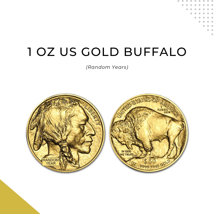 1 oz US Gold Buffalos bullion buy and sell prices in Charlotte NC
