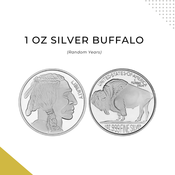 1 oz Silver Buffalo Rounds bullion buy and sell prices in Charlotte NC