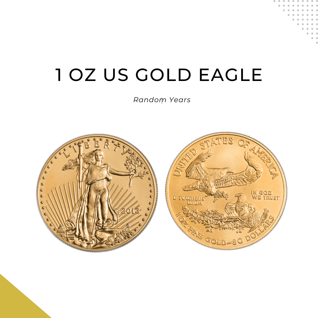 1 oz US Gold Eagles bullion buy and sell prices in Charlotte NC