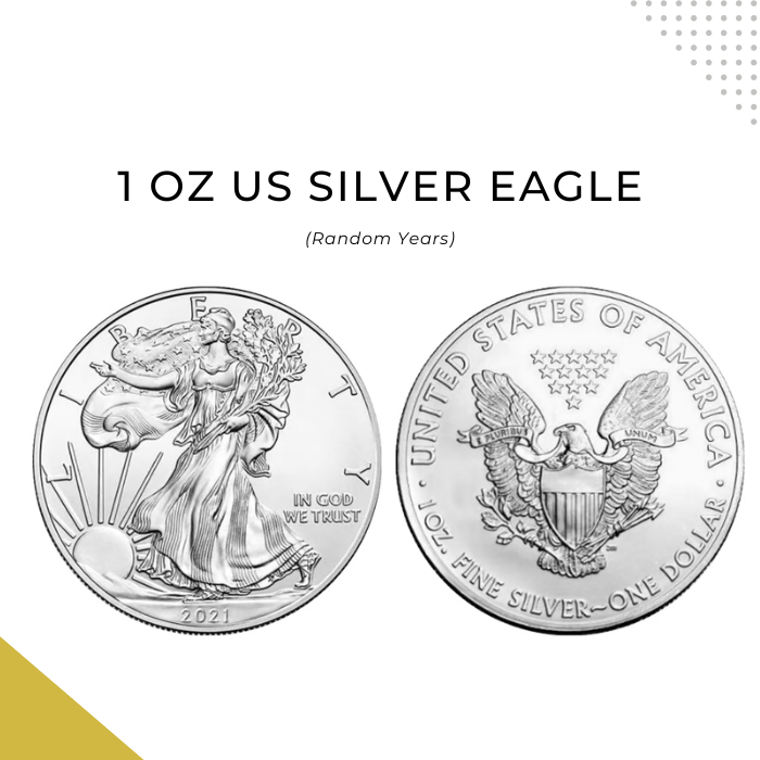 1 oz US Silver Eagles bullion buy and sell prices in Charlotte NC
